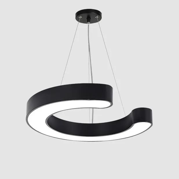 LED Hollow C Round Pendant Light -600MM